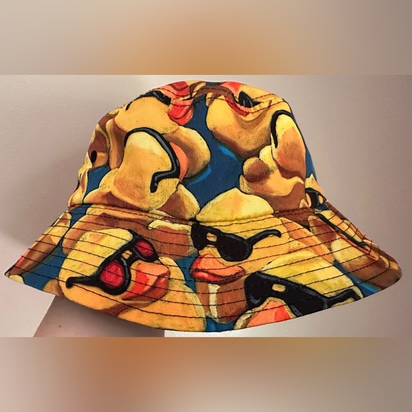 Unisex Rubber Duck Bucket Hat Fisherman Hat Beach Travel Sun Hat Outdoor Cap - Picture 1 of 12